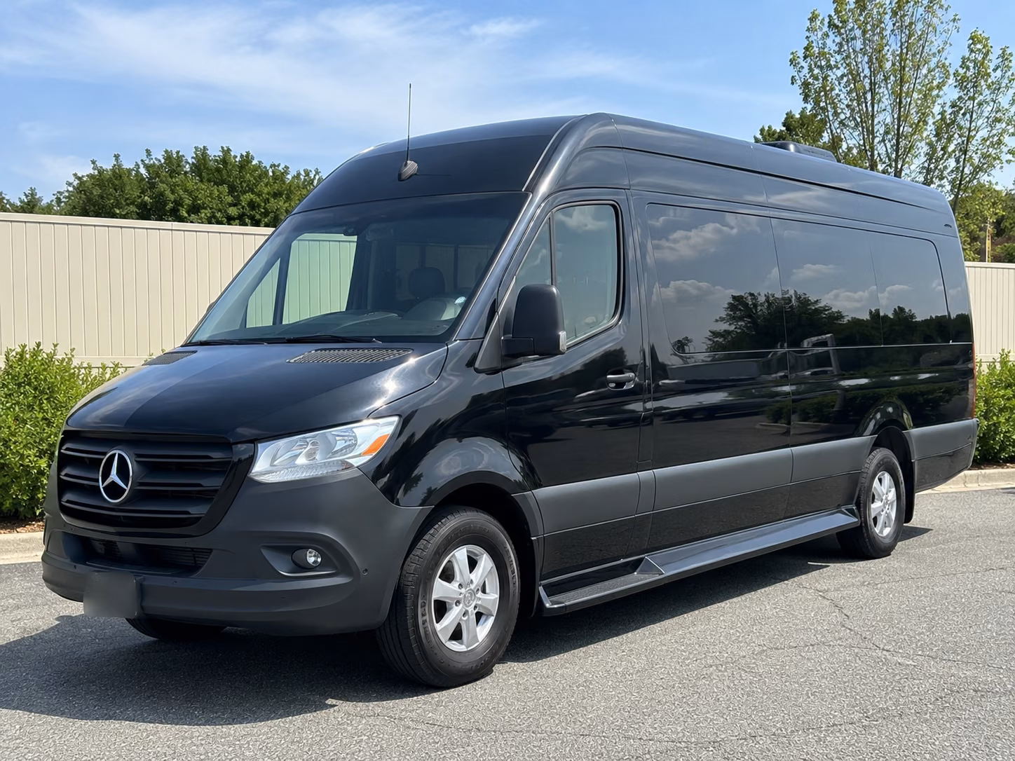 sprinter vans and limos for west bloomfield wedding party arrivals