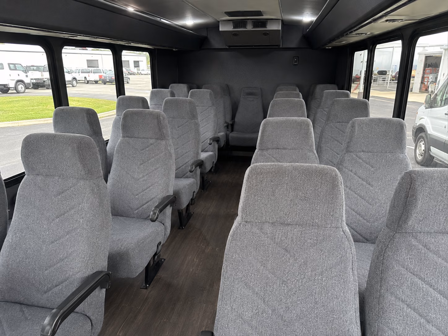 west bloomfield 15 passenger minibus inside