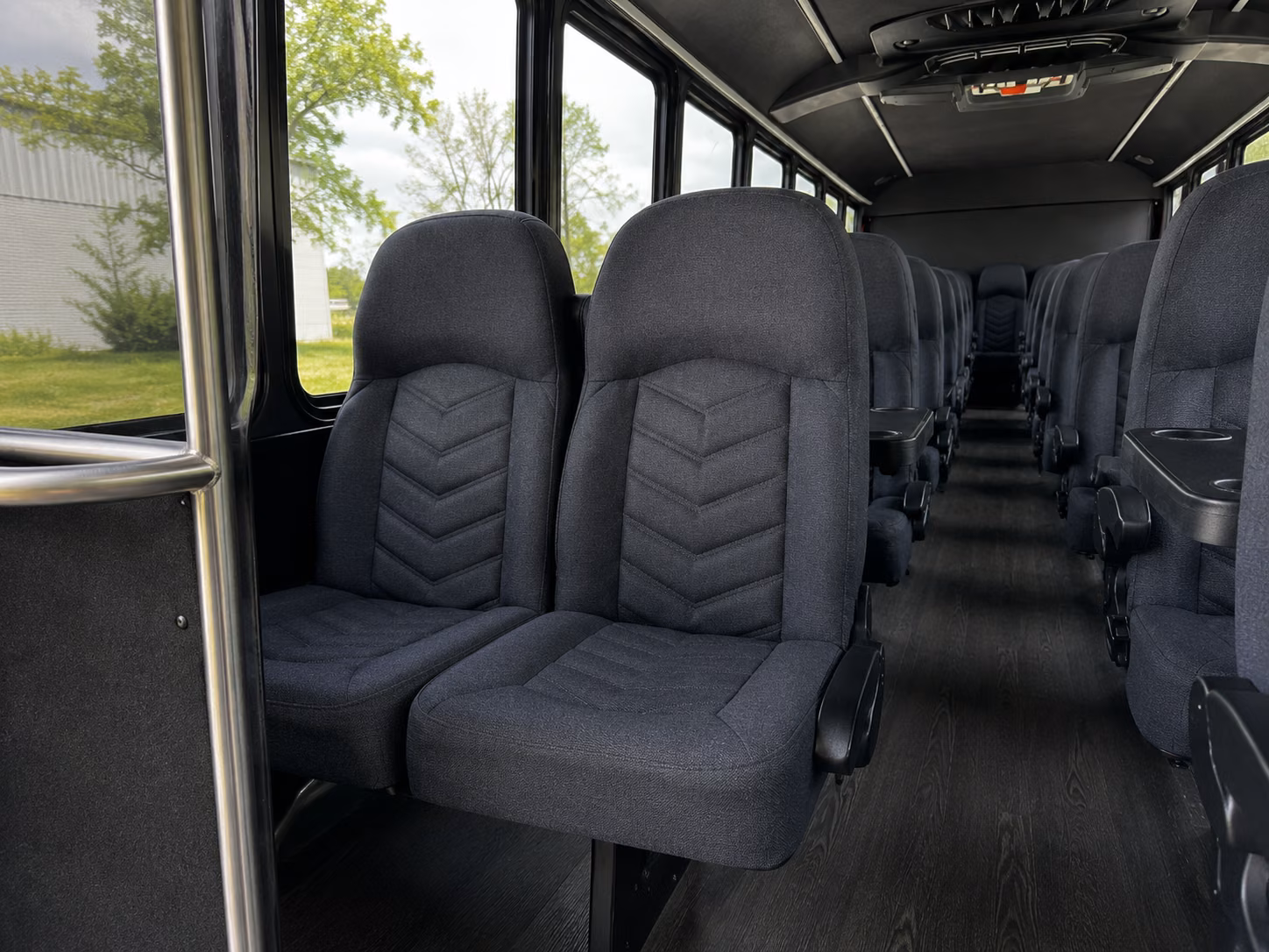 west bloomfield 20 passenger minibus inside