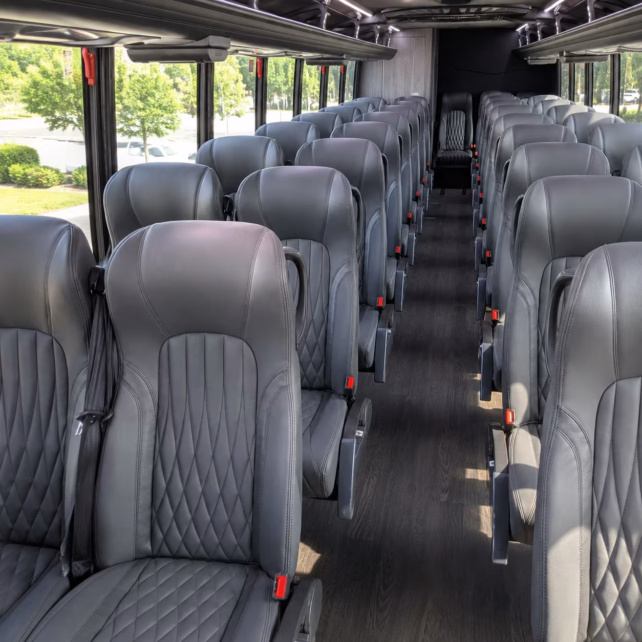west bloomfield 25 passenger minibus interior