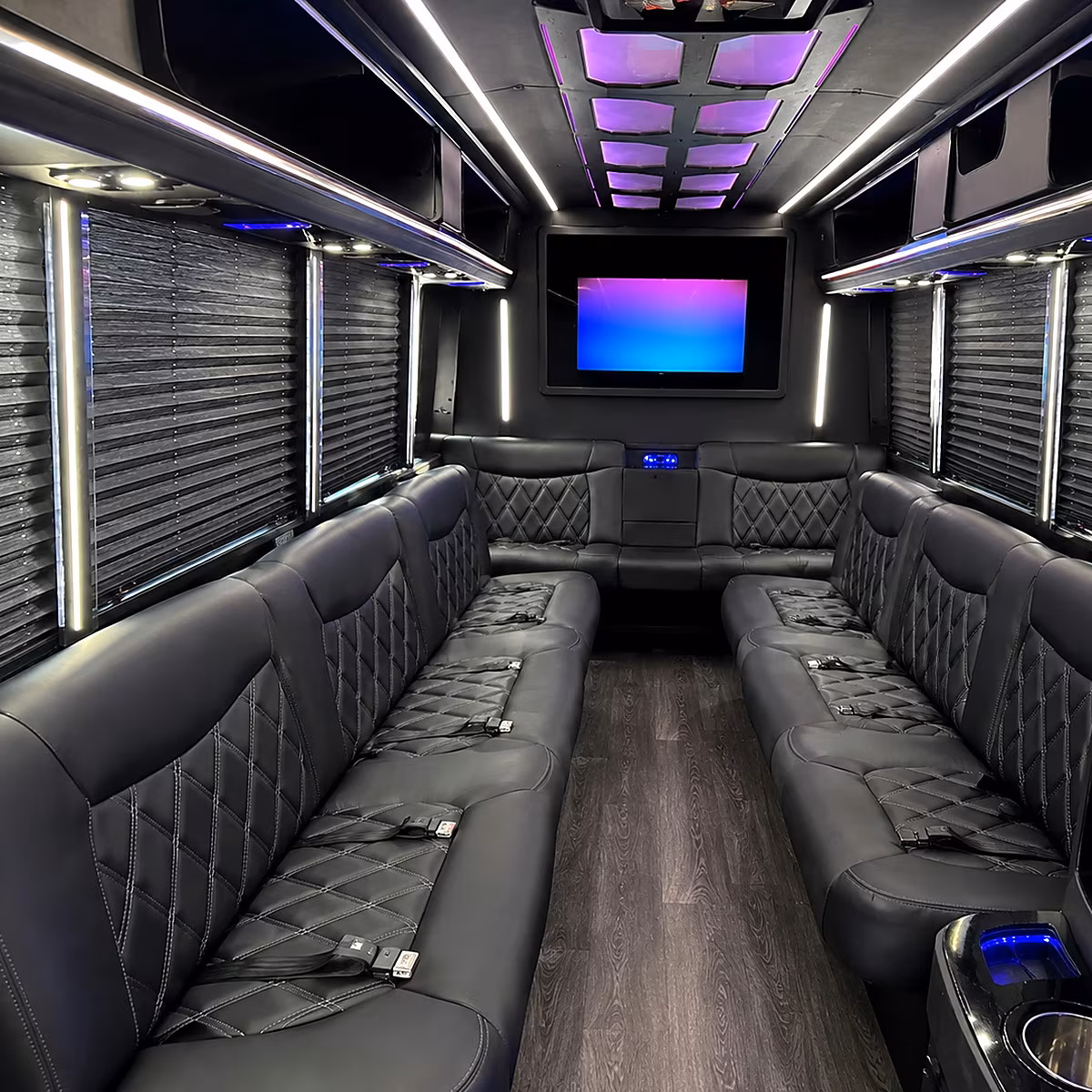 west bloomfield party bus inside