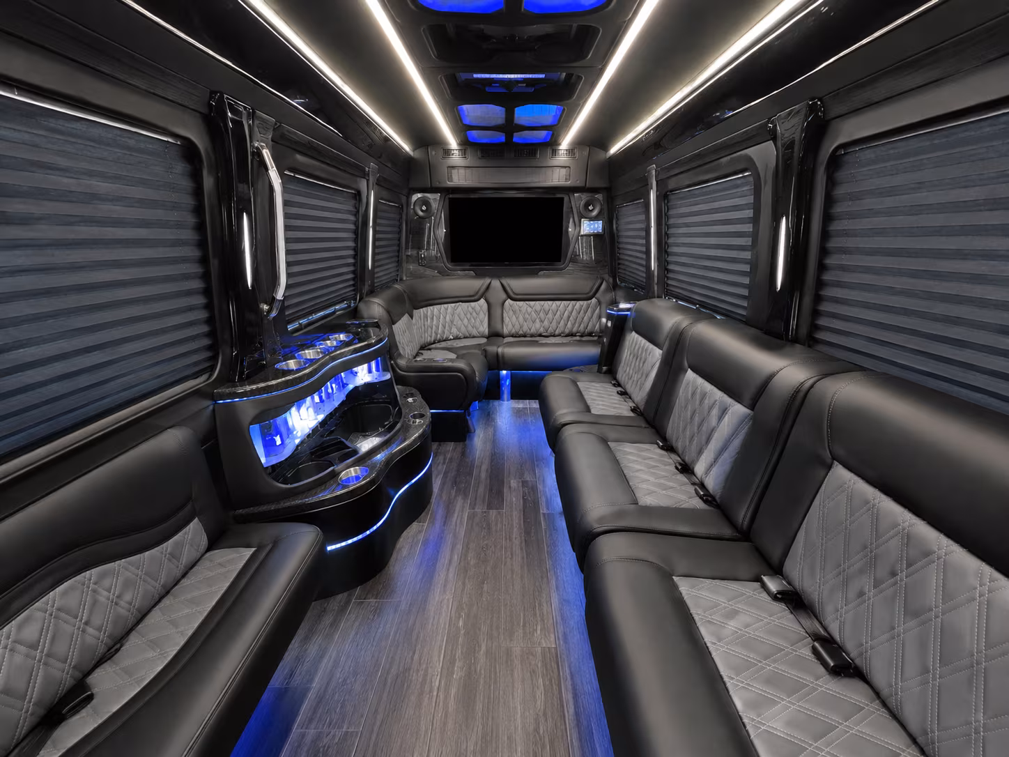west bloomfield sprinter limousine inside